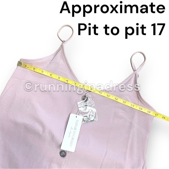 NWT Anthropologie Elizabeth Crosby Emma Button Down Dress In Lavender Pink - Picture 9 of 12